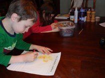 sentence family drawing